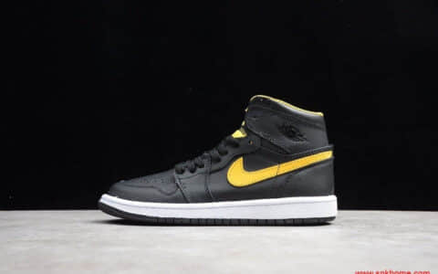 乔1 AJ1 童鞋 黑黄 货号CI9352-001
