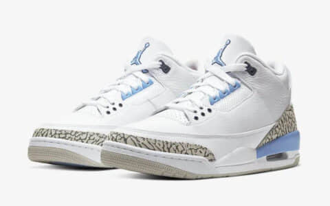 Air Jordan 3 “Valor Blue”  AJ3北蓝卡配色 AJ3北蓝卡发售日期 货号：CT8532-104