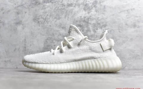 纯原OG版本 椰子350v2巴斯夫真爆 椰子踩屎脚感 Adidas 阿迪达斯 YEEZY 350V2 纯白 货号：CP9366