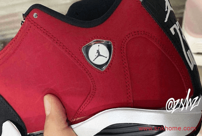 Air Jordan 14 “GymRed” AJ14牛巴革鞋面 AJ14黑红新配色 货号：487471-006
