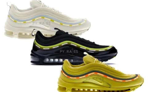 耐克天价MAX97子弹新款 UNDFTD x Nike联名出定制款