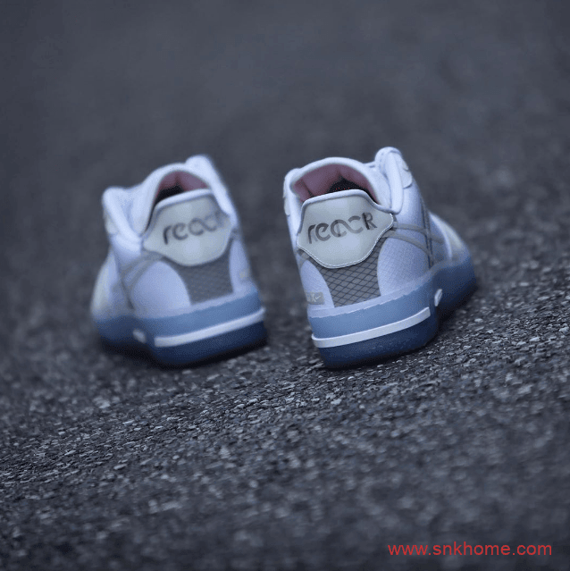 Nike Air Force 1 React QS 耐克空军小白鞋透明底发售信息 货号：CQ8879-100