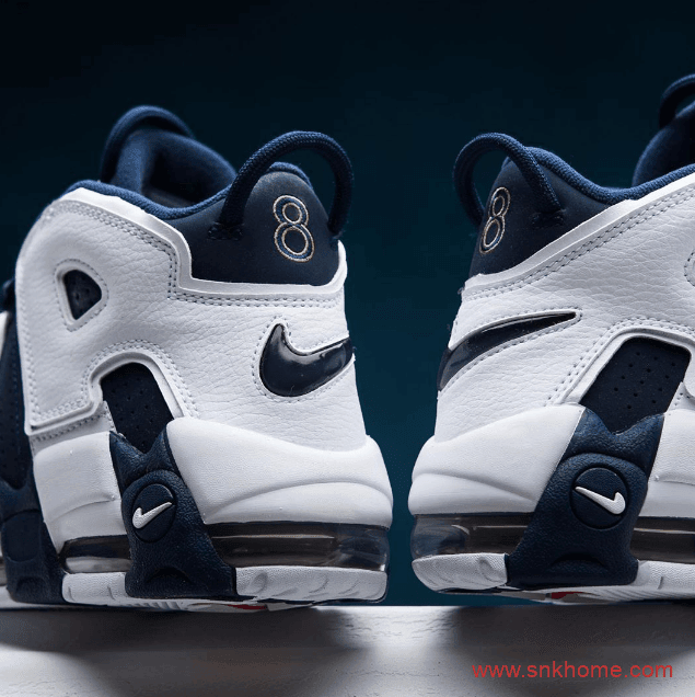 Nike Air More Uptempo “Olympic”  耐克皮蓬大AIR奥运蓝白配色发售日期 货号： 414962-104