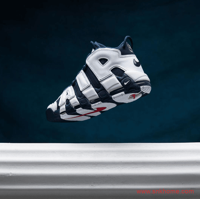 Nike Air More Uptempo “Olympic”  耐克皮蓬大AIR奥运蓝白配色发售日期 货号： 414962-104