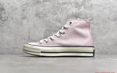 顶级版本匡威最新款 Converse 70s 虎扑版本匡威1970S樱花粉 货号：168504C