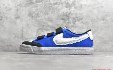 NIKE SB Blazer Low 耐克Kevin And Hell系列耐克Dunk蓝天白云 货号：CT4594-400