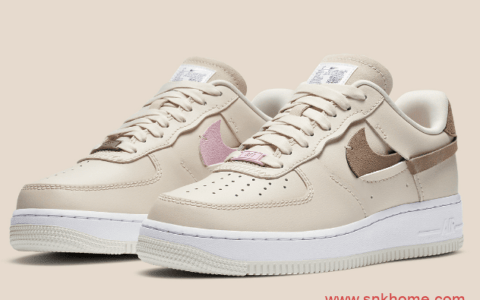 Nike Air Force 1 Low Vandalized “Light Orewood Brown”耐克空军奶茶色断钩解构鞋 货号：DC1425-100