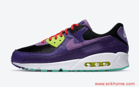 Nike Air Max 90 QS 神似耐克椰子耐克MAX90紫色装扮规格不一般 货号：CZ5588-001