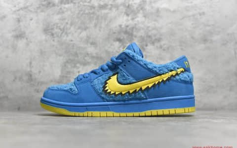 耐克Dunk五只熊蓝黄配色 NIKE SB DUNK LOW PRO QS 货号：CJ5378-400