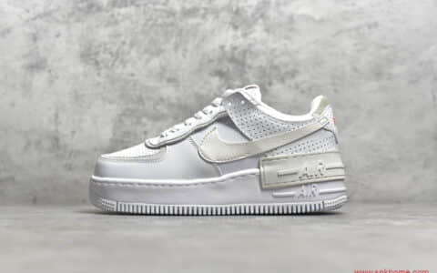 耐克空军马卡龙双钩解构 NIKE WMNS Air Force 1 Shadow"Tropical Twist" 货号：CZ8107-100