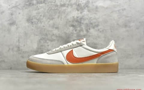耐克开拓者J.Crew 联名灰白橙低帮 J.Crew x Nike Killshot II Leather 耐克复古板鞋 货号：432997-128
