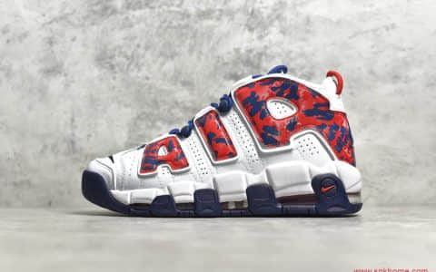 耐克大皮蓬美国队配色 NIKE Air More Uptempo GS 皮蓬实战篮球鞋S2纯原版本 货号：CZ7885-100