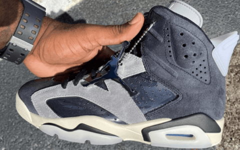 很像AJ6 PSG大巴黎的一款AJ6黑灰配色登场 Air Jordan 6 WMNS “Smoke Grey”发售日期 货号：CK6635-001