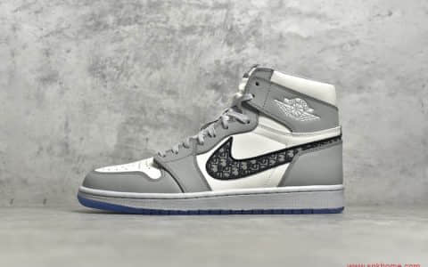 AJ1大迪奥联名正确版本 Dior X Air Jordan high OG 纯原版本AJ1迪奥联名 莆田AJ迪奥联名 货号：CN8607-002