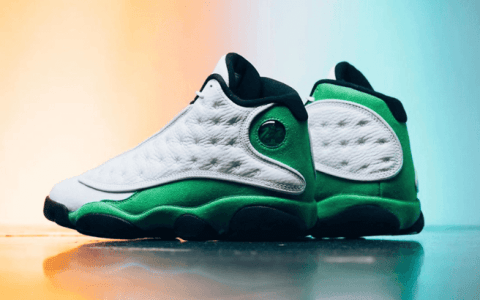 酷似AJ13雷阿伦 Air Jordan 13 “Lucky Green” AJ13白绿发售日期 货号：DB6537-113