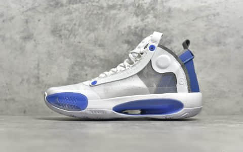AJ34北卡蓝TB特殊蝉翼鞋面 Air Jordan 34 AJ34实战篮球鞋 货号：BQ3381-104