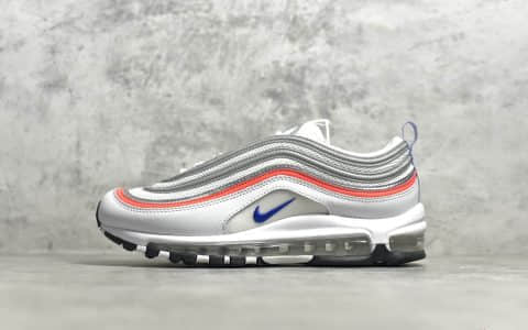 耐克MAX97子弹头气垫白灰橙色 NIKE Air Max 97 耐克MAX97全掌气垫 货号：CZ6087-101
