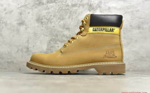 卡特大黄靴高帮正品复刻 CAT FOOTWEAR CAT 卡特高帮靴头层进口牛皮 莆田卡特正品复刻货源