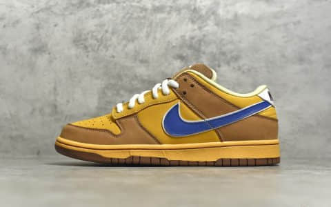 耐克Dunk SB黄啤 耐克Dunk SBTS上脚同款 NIKE Dunk Low " Newcastle Brown Ale " 货号：313170-741