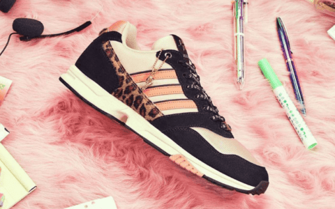 阿迪达斯ZX1000伦敦知名店铺联名款 Pam Pam x adidas ZX 1000发售日期 货号：FZ0829