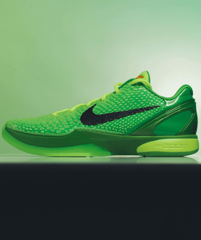 耐克科比6代签名绿色球鞋 Nike Kobe 6 Protro 科比战靴最新实物图 货号：CW2190-300