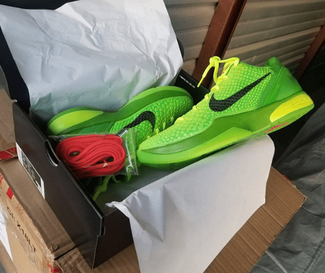 耐克科比6代签名绿色球鞋 Nike Kobe 6 Protro 科比战靴最新实物图 货号：CW2190-300