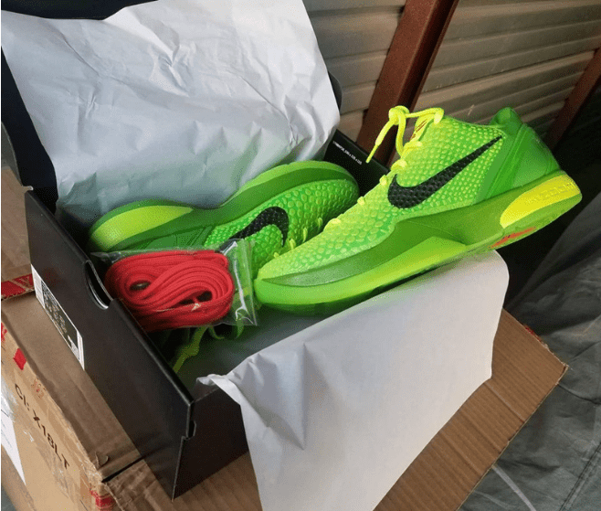 耐克科比6代签名绿色球鞋 Nike Kobe 6 Protro 科比战靴最新实物图 货号：CW2190-300