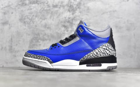 AJ3蓝水泥实战球鞋 Air Jordan 3 Retro “Blue Cement” 现货顶级AJ复刻 原厂AJ货源 货号：CT8532-400