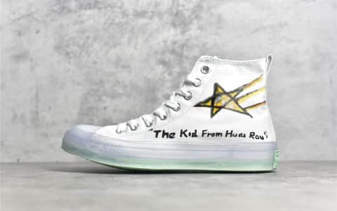 匡威白敬亭签名手绘涂鸦帆布鞋Converse Chuck 70s CX 匡威手绘涂鸦匡威皇冠流星 货号：171228C