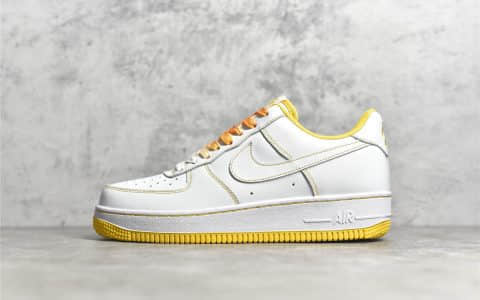 耐克空军白黄低帮 Nike Air Force 1 Low 纯原版本空军渠道 耐克空军原厂进口材料 货号：CV1724-102