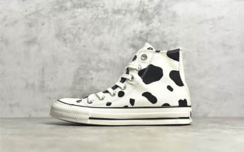 匡威奶牛花纹纯原版本 CONVERSE 21ss ALL STAR US Cow Spot匡威1970S高帮帆布鞋 莆田公司级匡威
