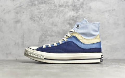 匡威新款拼色高帮帆布鞋 Converse 1970S 2021 匡威2021新款 匡威1970S高帮 货号：170838C
