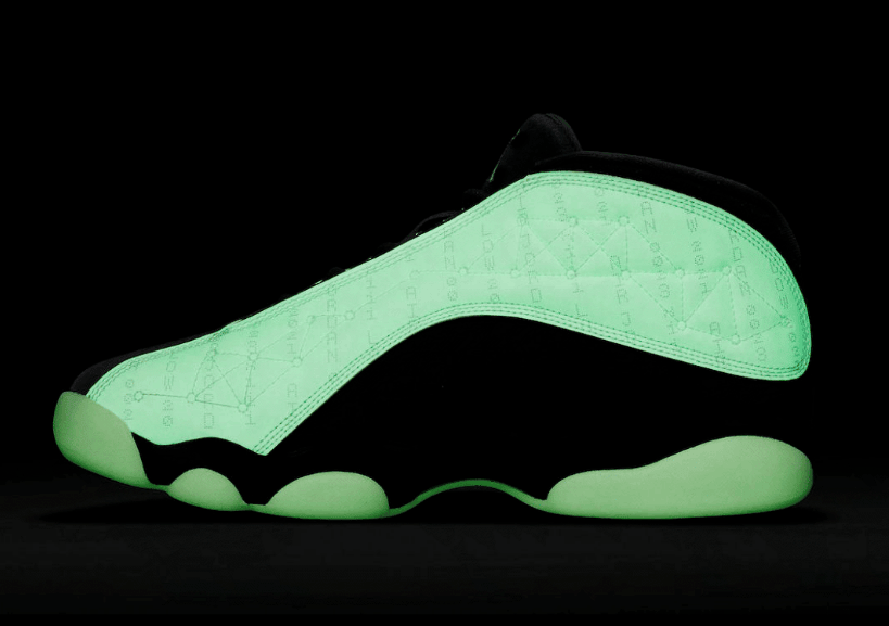 AJ13光棍节新鞋 Air Jordan 13 Low “Singles Day” 低帮熊猫AJ13UV变色 AJ13真碳 货号：DM0803-300
