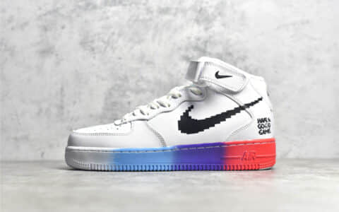 耐克空军英雄联盟电玩高帮 Nike Air Force 1’07"Have A Good Game" 耐克电玩皮肤 货号：DC3280-101