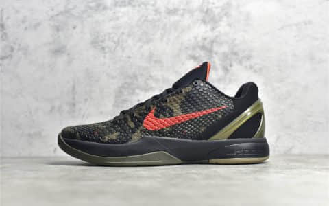 耐克科比6沙漠迷彩实战球鞋 Nike Kobe 6"Italian Camo" 耐克科比球鞋 莆田球鞋复刻 货号：429659-900