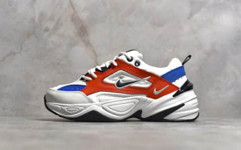 耐克M2K白红蓝老爹鞋 Nike M2K Tekno 耐克缓震跑鞋 耐克透气跑鞋 货号：AO3108-101