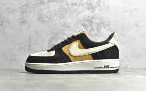 耐克空军巧克力褐色棕色低帮 Nike Air Force 1 Low ’07 耐克空军原厂品质 货号：NT9986-008