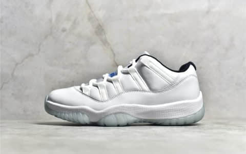 AJ11传奇蓝低帮LJR纯原版本 Air Jordan 11 Low "Legend Blue" 真碳AJ11缓震篮球鞋 货号：AV2187-117