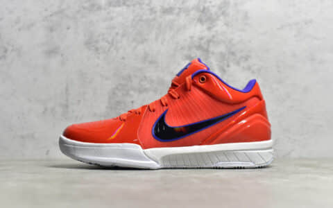 耐克科比4代橙色灭世纯原版本NIKE KOBE 4 Undefeated 科比球鞋复刻原厂正品 货号：CQ3869-800