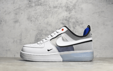 耐克空军一号网纱镂空米蓝低帮 Nike Air Force 1 Low 莆田耐克空军工厂 货号：DH7615-101