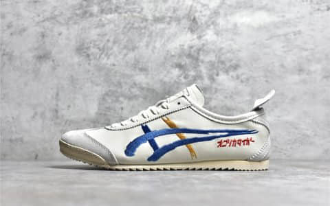 亚瑟士鬼塚虎新款板鞋牛皮板鞋 Asics Onitsuka Tiger Japan MEXICO DELUXE 亚瑟士新款