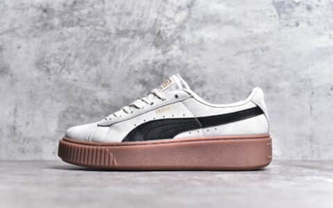正品彪马代购彪马蕾哈娜二代增高鞋松糕鞋 Rihanna x Puma Creeper Velvet 彪马增高鞋 彪马工厂 货号363559-01