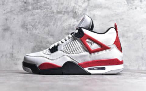 LJR纯原版本AJ4红水泥 Air Jordan 4 "Neutral Grey" AJ4白红莆田顶级版本 货号：DH6927-161