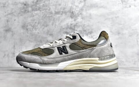 莆田顶级新百伦工厂NB992灰色 New Balance 992 新百伦经典缓震跑鞋 货号：M992J2