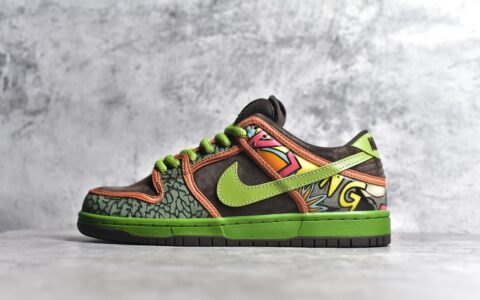 耐克SB Dunk太阳花棕色低帮纯原复刻Nike SB Dunk Low耐克SB Dunk涂鸦耐克Dunk高规格货号789841-332