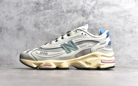 NB1000米白色联名Aimé Leon Dore x NB1000老爹鞋NB1000正品跑鞋货号M1000WA