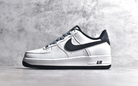 CJ纯原版本耐克空军满天星荔枝皮Nike Air Force 1'07 Low耐克空军黑白低帮货号LS0216-026