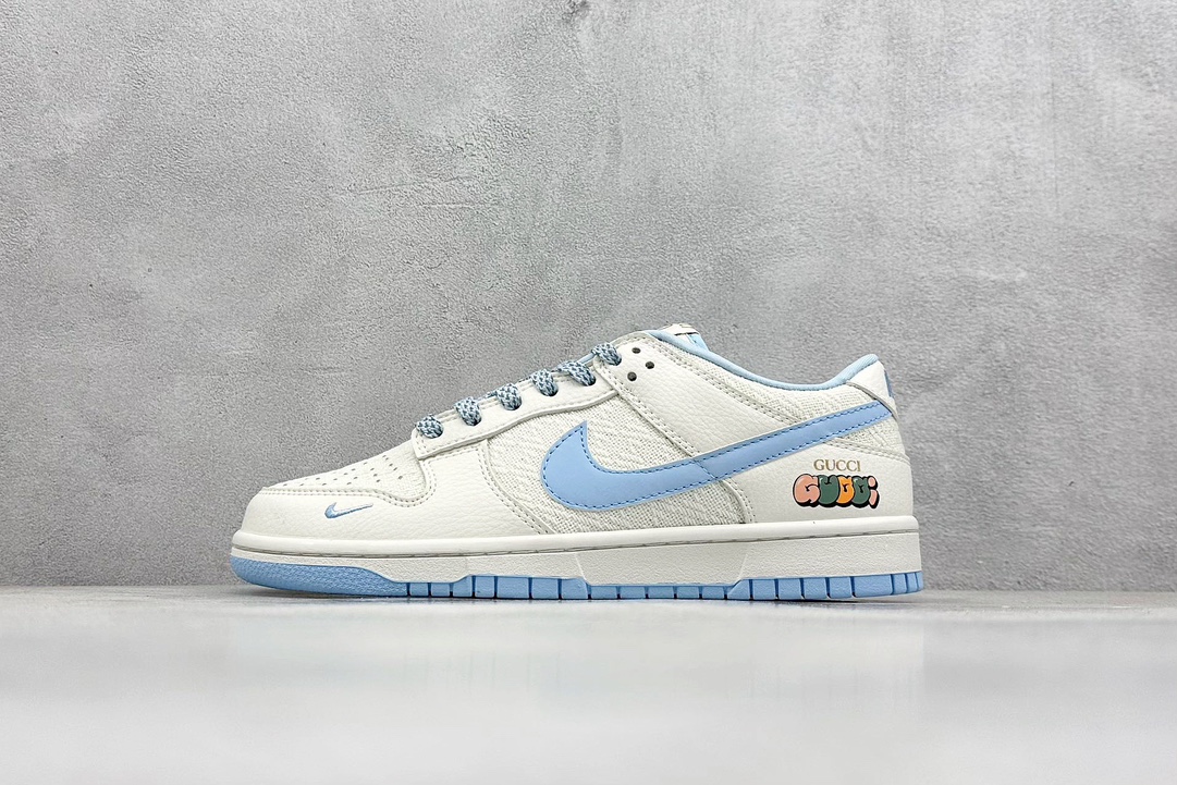 耐克SB Dunk古驰联名耐克SB Dunk白蓝满天星耐克蓝色低帮板鞋货号DQ1098-376